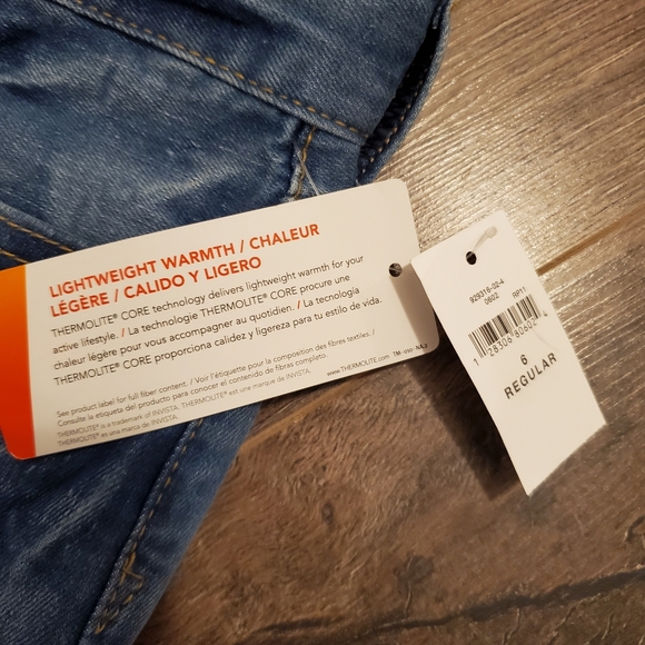 GAP Kids 1969 Thermolite Denim Stretch Pants Size 6 - Picture 7 of 9